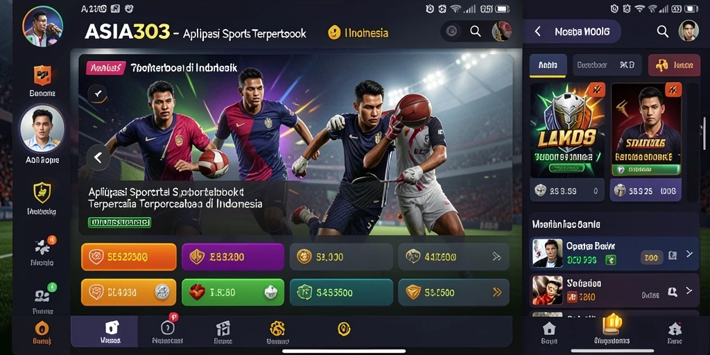 Screenshot utama ASIA303 menampilkan pengalaman taruhan olahraga yang seru.