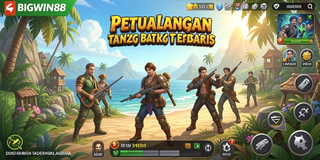 Tampilan menarik gameplay dunia terbuka BIGWIN88.