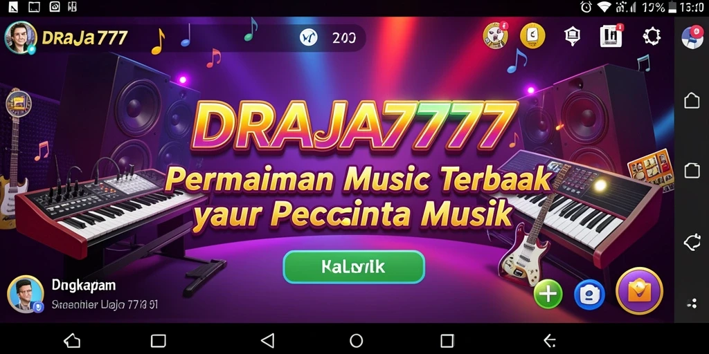 Tampilan menarik dari gameplay musik DRAJA777.