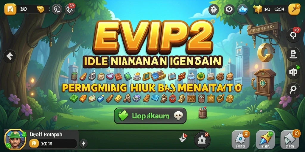 Tampilan gameplay EVIP2 yang menarik dengan elemen Idle.