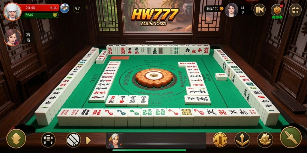 Tampilan gameplay HW777 yang menarik dalam Mahjong.