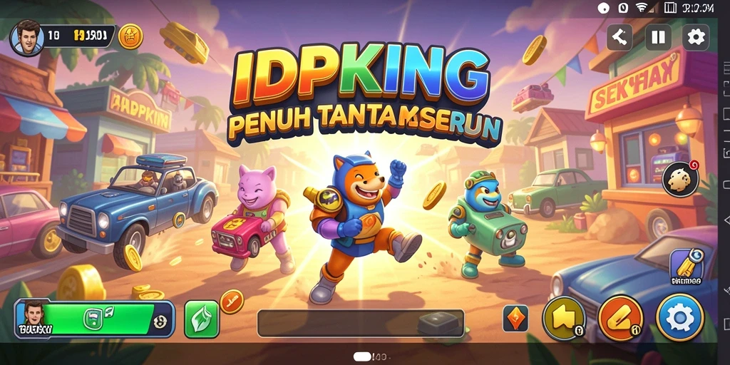 Tangkapan layar utama <strong>IDPKING</strong> yang menunjukkan aksi seru dalam permainan Arcade.