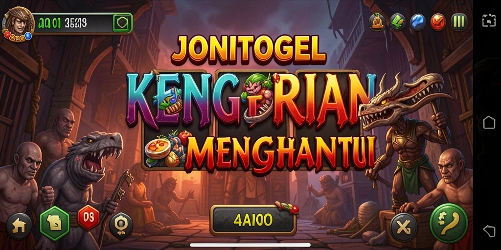 Tangkapan layar menarik dari gameplay yang menyeramkan di JONITOGEL.