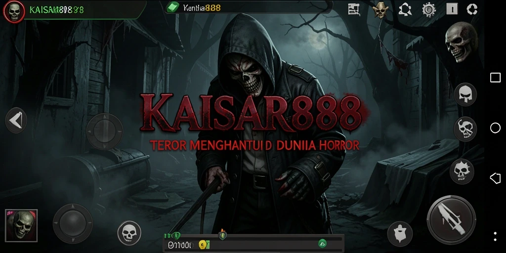 Tampilan menyeramkan dalam gameplay KAISAR888 yang menegangkan.