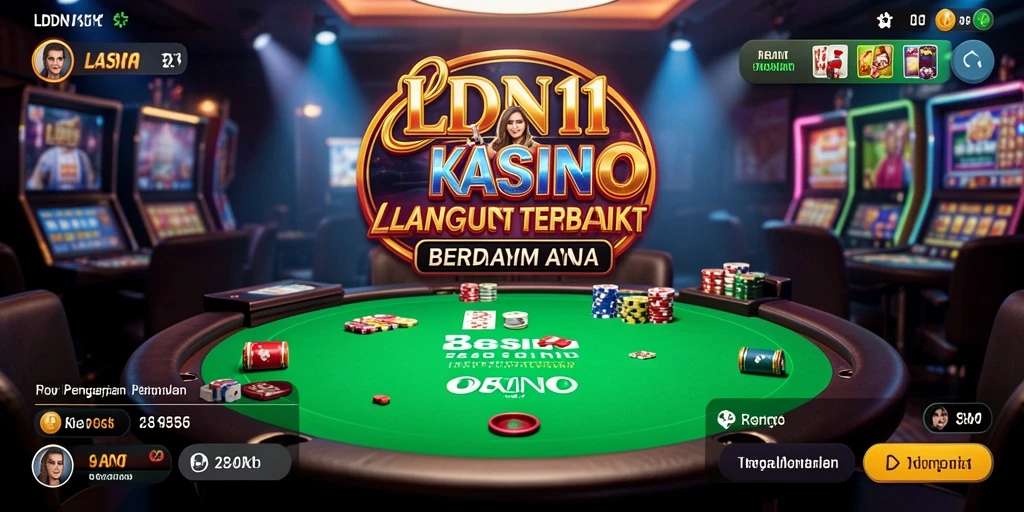 Tampilan gameplay Live Casino yang mendebarkan dan interaktif di LDN11.
