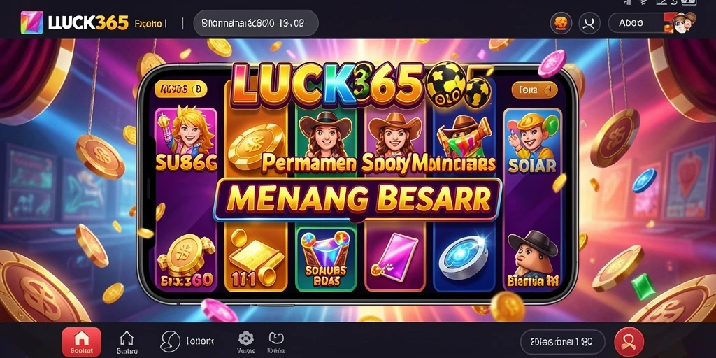 Tampilan permainan slot yang menawan dan interaktif dalam LUCK365.