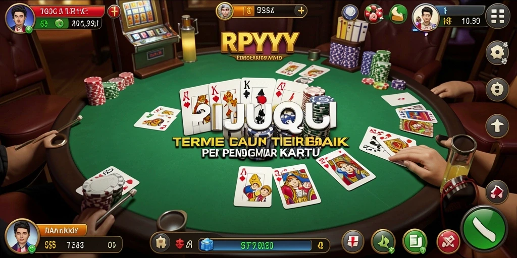 Screenshot gameplay RPYYY menunjukkan momen seru dalam permainan QiuQiu.