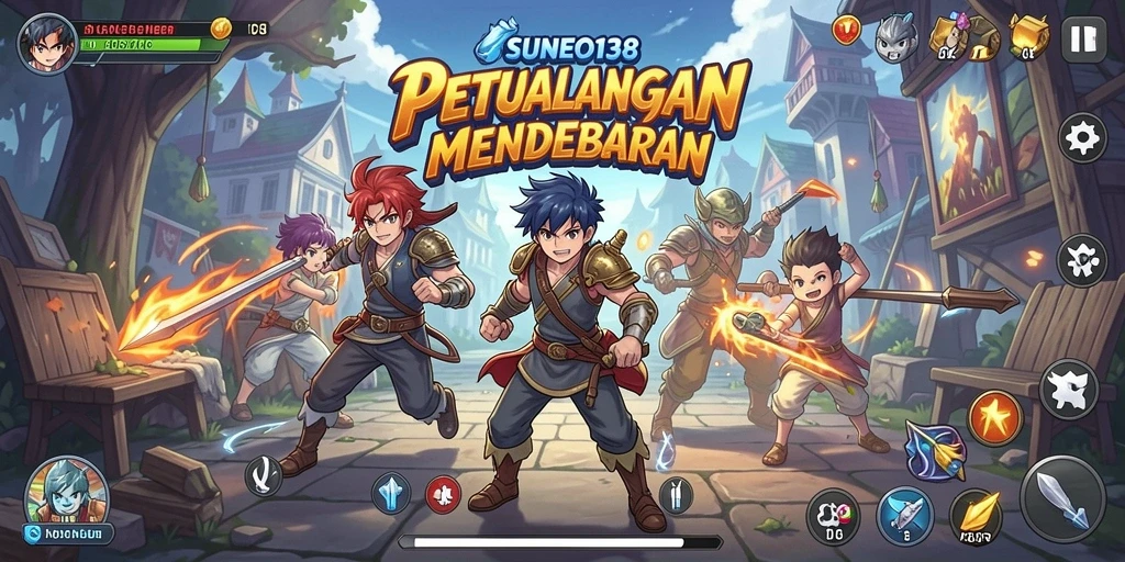 Screenshot SUNEO138 menampilkan aksi seru dalam dunia Anime.