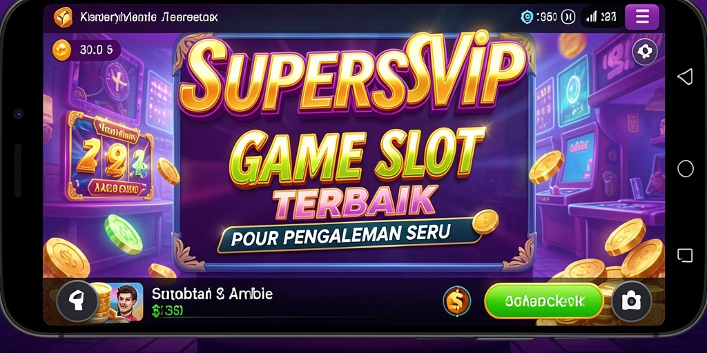 Tampilan gameplay seru dalam SUPERSVIP slot.