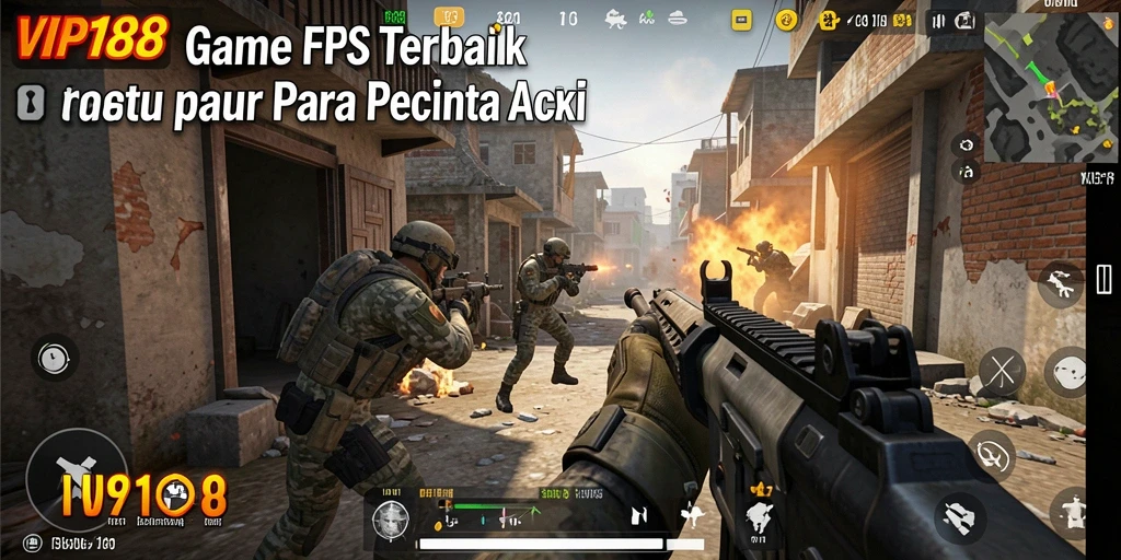 Tangkapan layar gameplay <strong>VIP188</strong> yang menampilkan aksi seru di medan perang.