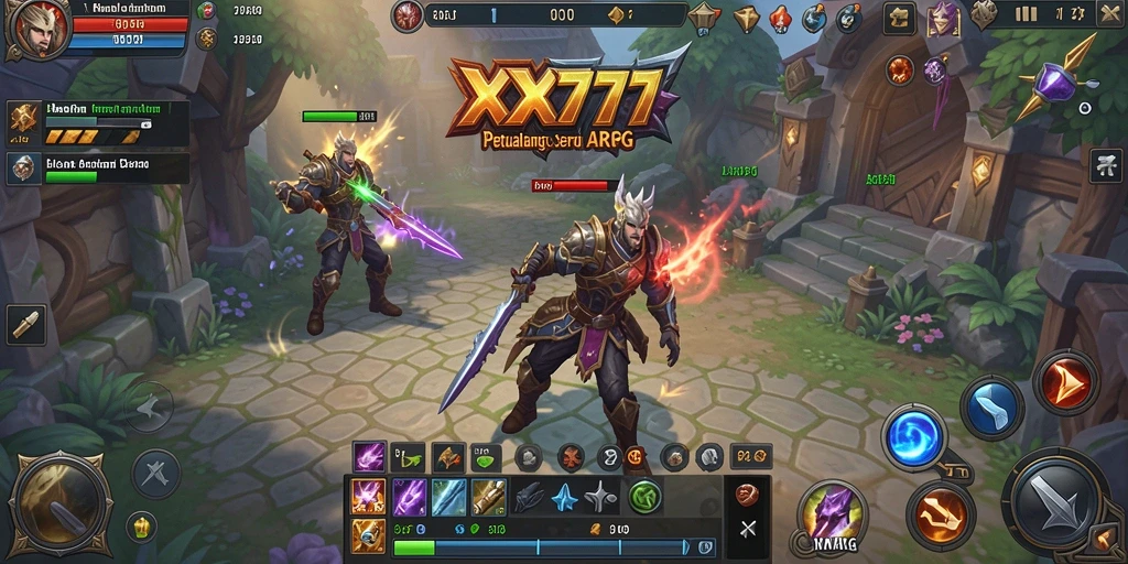 Tampilan gameplay XXX777 yang memukau dalam dunia ARPG.